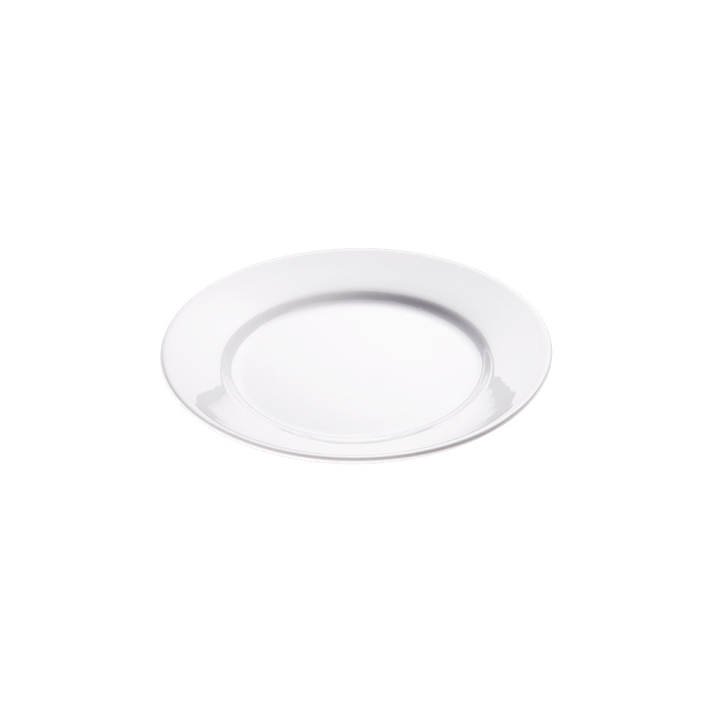 Stalgast Flacher Teller, reinweißes Hotelporzellan, Serie Isabell, Ø 180 mm