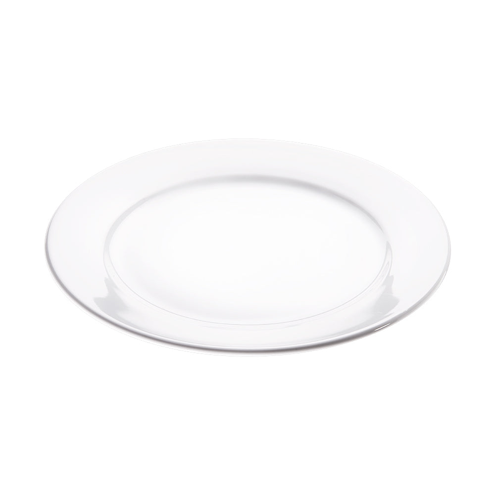 Stalgast Flacher Teller, reinweißes Hotelporzellan, Serie Isabell, Ø 260 mm
