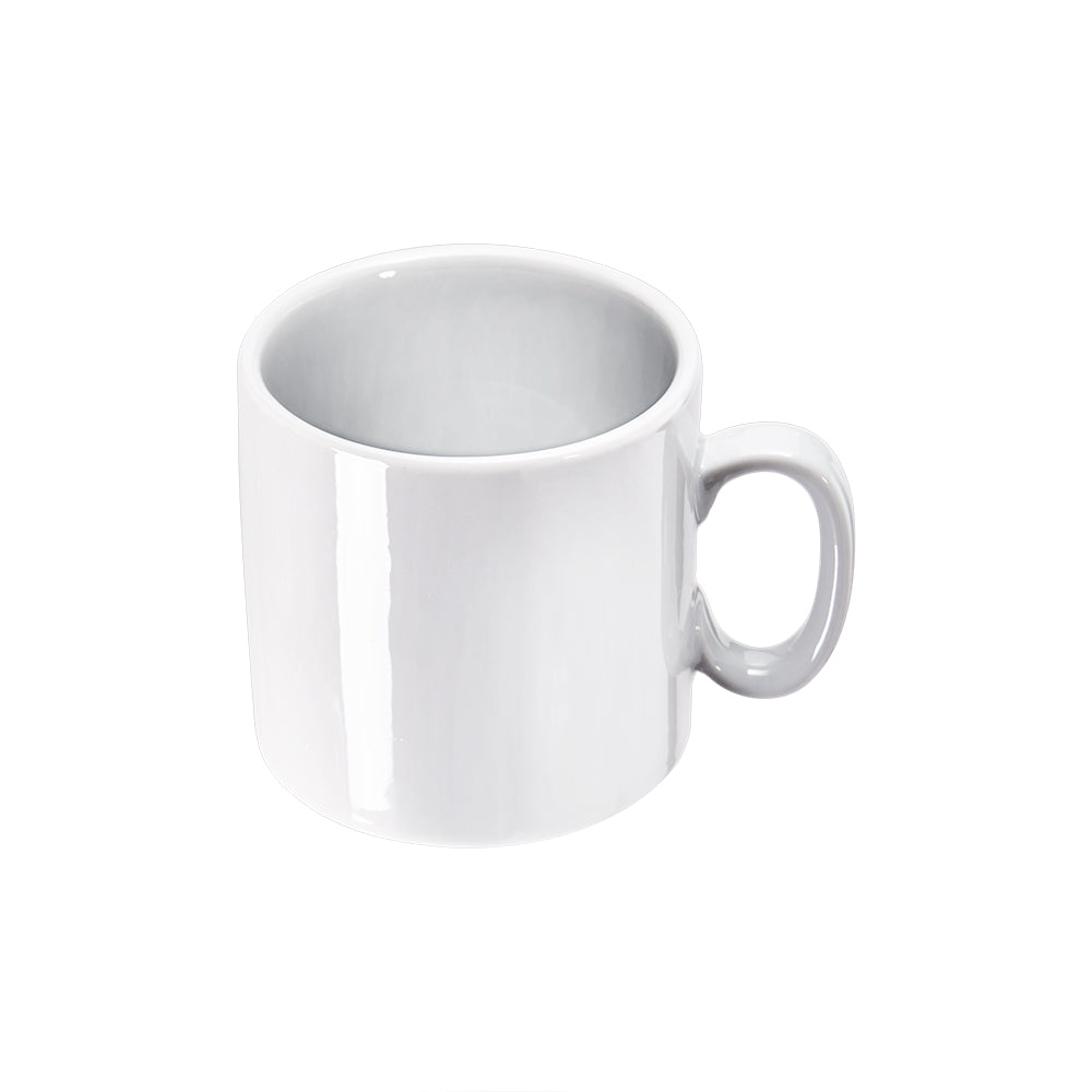 Stalgast Becher mit Henkel, stapelbar, reinweißes Hotelporzellan, Serie Isabell, 320 ml