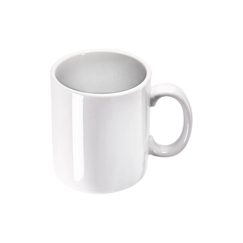 Stalgast Becher mit Henkel, reinweißes Hotelporzellan, Serie Isabell, 300 ml