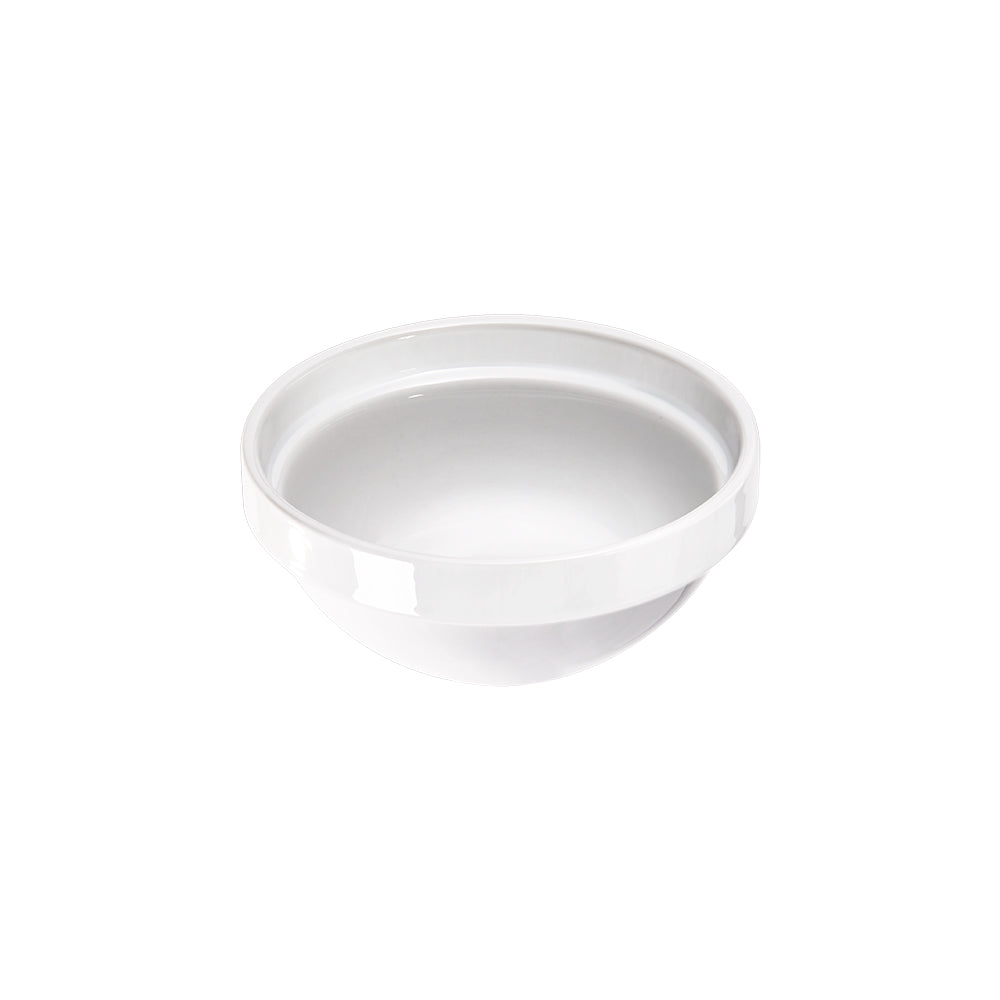Stalgast Kleine Schale, reinweißes Hotelporzellan, Serie Isabell, Ø 130 mm, 400 ml