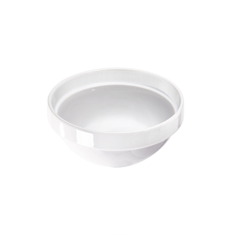 Stalgast Kleine Schale, reinweißes Hotelporzellan, Serie Isabell, Ø 145 mm, 550 ml