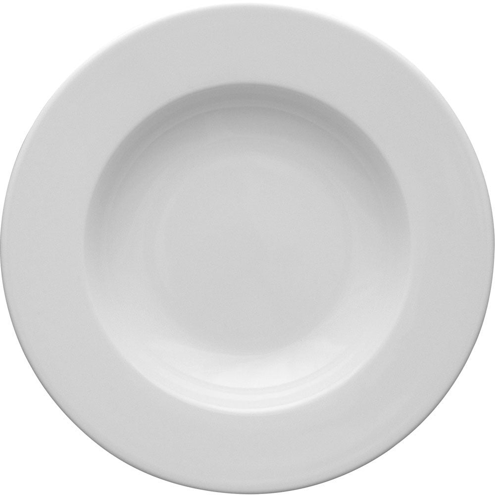 6x Tiefer Teller, Porzellan, Serie: Versailles, Weiß, Durchmesser: 255mm