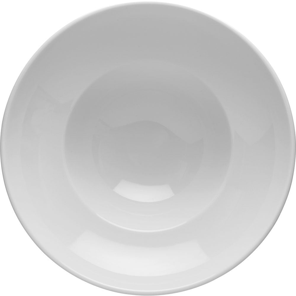 Stalgast 6x Risotto-Teller, Porzellan, Weiß, Serie: Kaszub/Hel, Durchmesser: 260mm