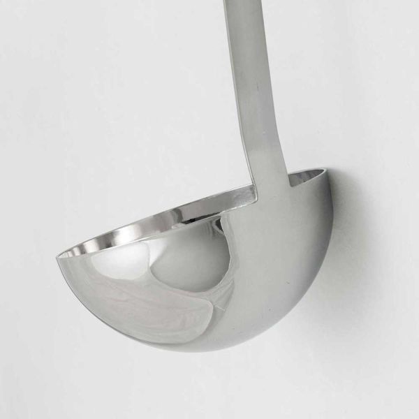 Stalgast Schöpfkelle (Monoblock, ergonomischer Griff), Edelstahl, Silber, Durchmesser: 9cm, Länge: 36,2cm