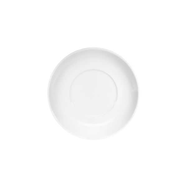 Stalgast Untertasse (für Cappuccinotasse), Porzellan, Weiß, Serie: Isabell, Durchmesser: 16cm