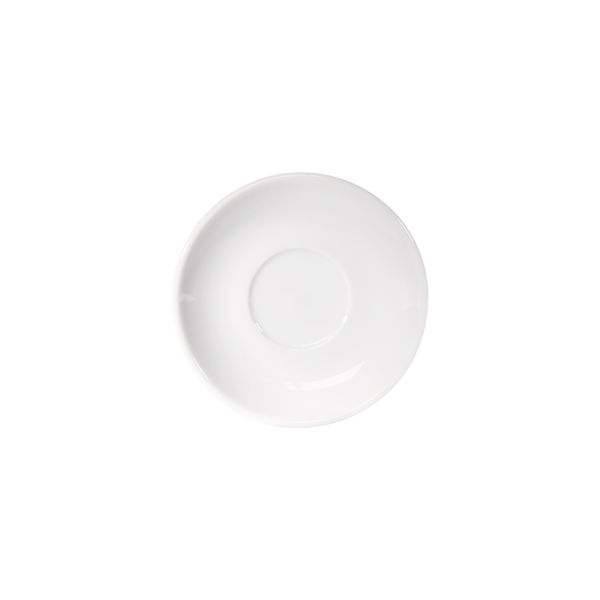 Stalgast Untertasse (für Kaffeetassen), Porzellan, Weiß, Serie: Isabell, Durchmesser: 14cm