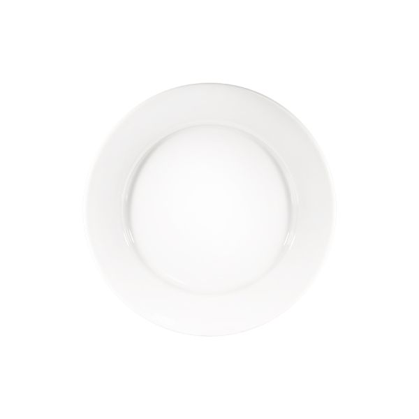 Stalgast 12x Teller "flach", Porzellan, Weiß, Serie: Isabell, Durchmesser: 20cm