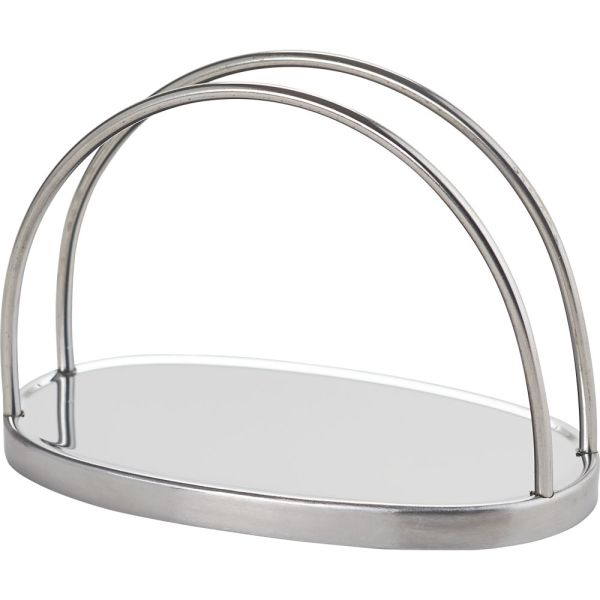 Stalgast Serviettenhalter, Edelstahl, Silber, Höhe: 7,5cm