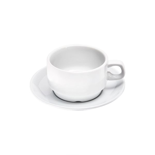 Stalgast 12x Kaffeetasse, Porzellan, Weiß, Serie: Isabell, Inhalt: 200ml