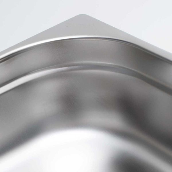 Stalgast GN Behälter (GN 2/1-40mm), Edelstahl, Silber, Serie: STANDARD, 56x53x4cm