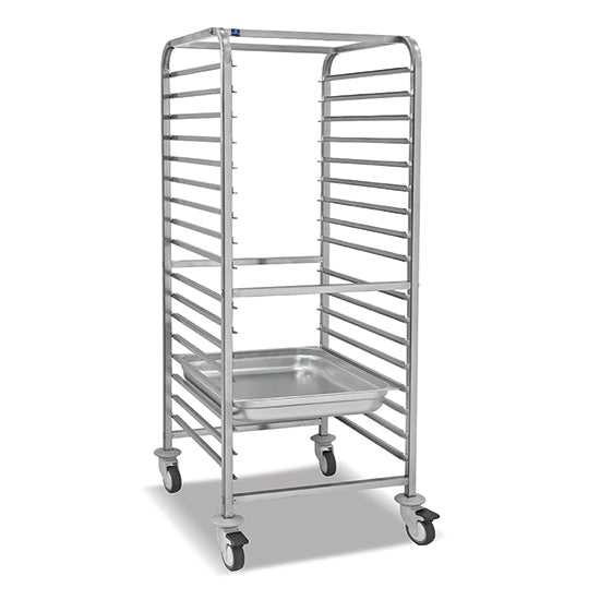 Mastro Wagen für GN-Behälter, 17x GN 2/1 H=65 mm