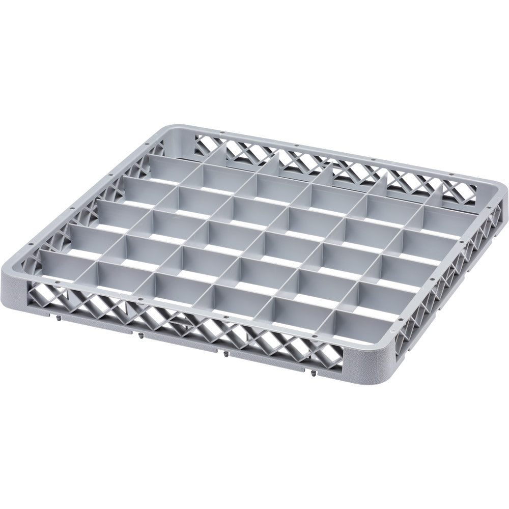 Stalgast Aufsatzrand (Für Spülkorb 500x500mm, 36 Fächer), Polypropylen, Grau, 500x500mm