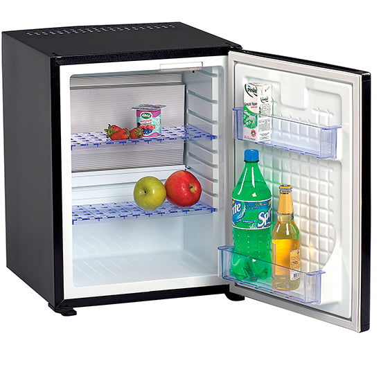 Minibar mit 2 Regalböden, schwarz, 30 Liter, 419x423x512mm