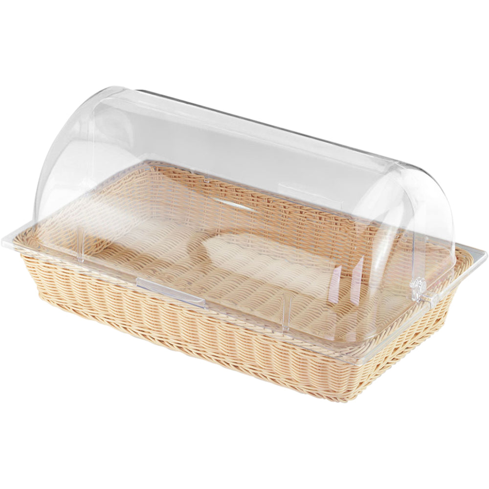 Stalgast Brotkorb mit Roll-Top Deckel (GN1/1), Plastik und Polycarbonat, 530x325mm