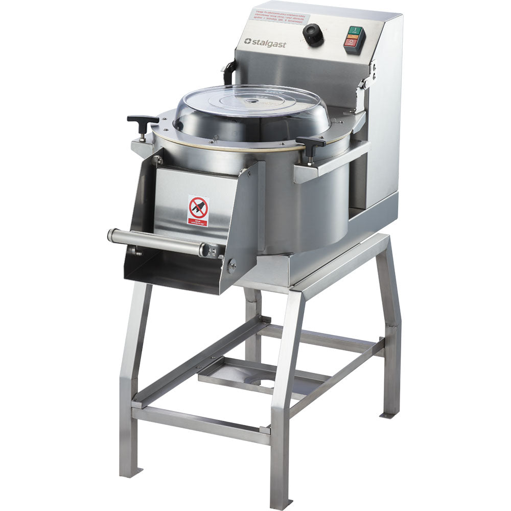 Stalgast Kartoffelschälmaschine (Kapazität bis zu 60 kg/h), Edelstahl und Polycarbonat, 0,55kW, 400V, 450x830x930mm
