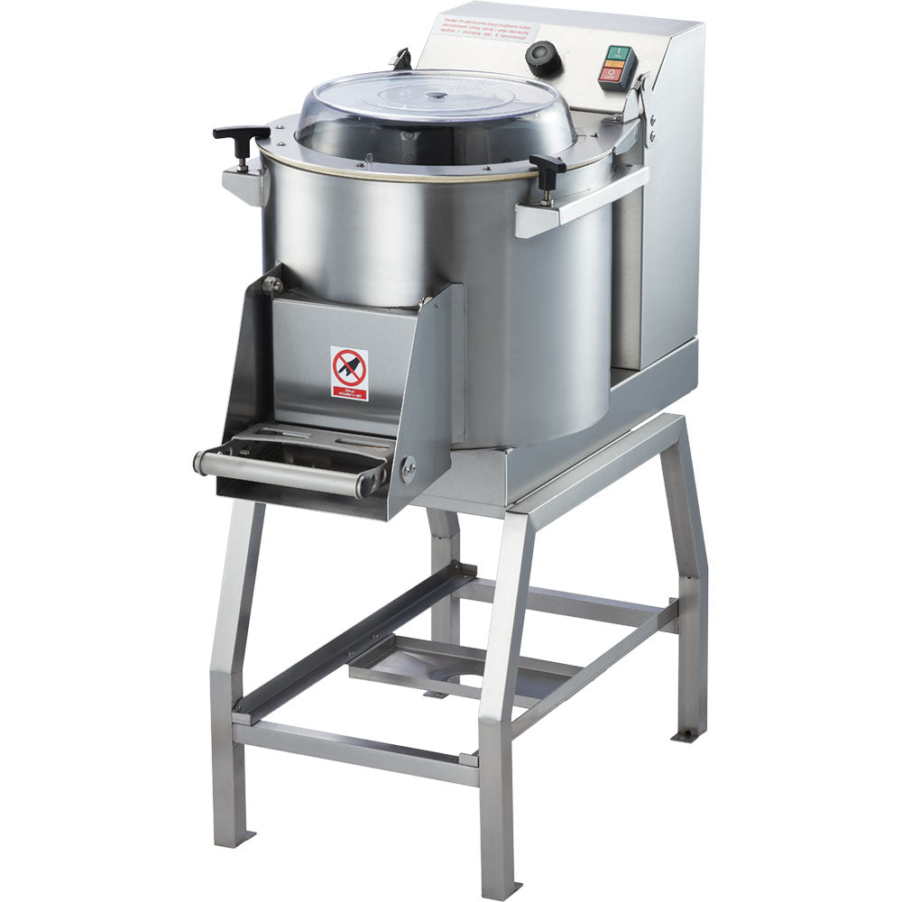 Stalgast Kartoffelschälmaschine (Kapazität bis zu 120 kg/h), Edelstahl und Polycarbonat, 0,55kW, 400V, 450x830x930mm
