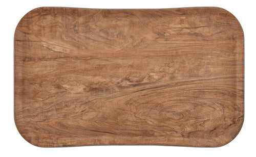 Cambro 12x Tablett (VTC3753TF90), Fiberglas, Holzoptik mit texturierter Oberfläche, 37x53cm