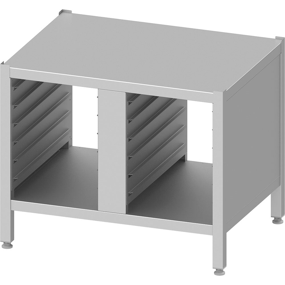 Stalgast Kombidämper Untergestell, zweiseitig geschlossen, mit GN-Einschüben 862x637x699 mm (BxTxH)