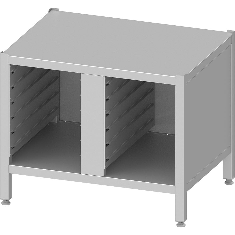 Stalgast Kombidämper Untergestell, dreiseitig geschlossen, mit GN-Einschüben 862x637x699 mm (BxTxH)