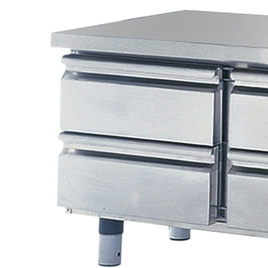 Mastro Schubladenkit 2x 1/2 für Kühlunterbauten, H=100 mm