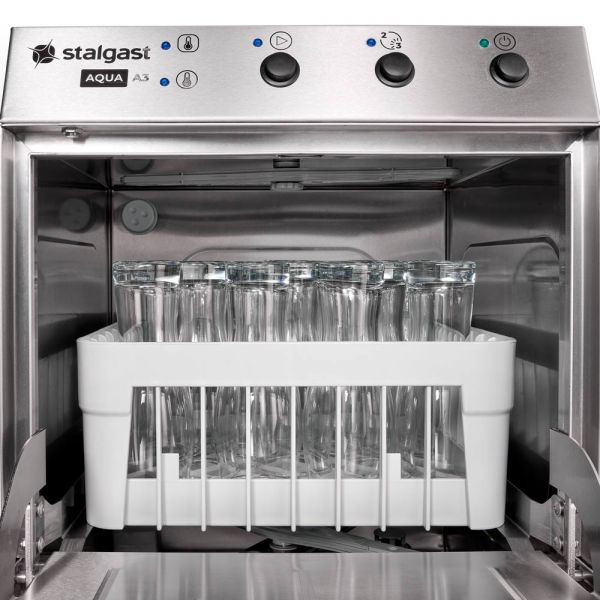 Stalgast Gläserspülmaschine Aqua A3 inkl. Klarspülmittel-dosierpumpe, 230V, 2,77 kW