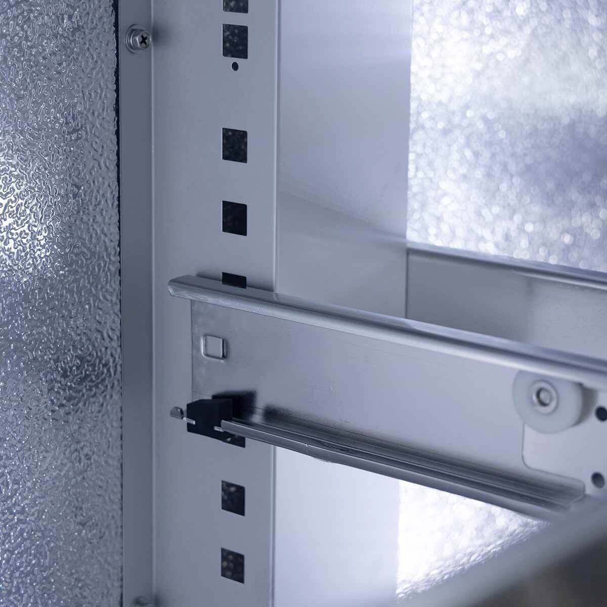 Vaiotec Barkühltisch "EASYLINE" (6 Schubladen), Edelstahl, Schwarz, 0,93kW, 230V, 425L, 2005x520x840mm