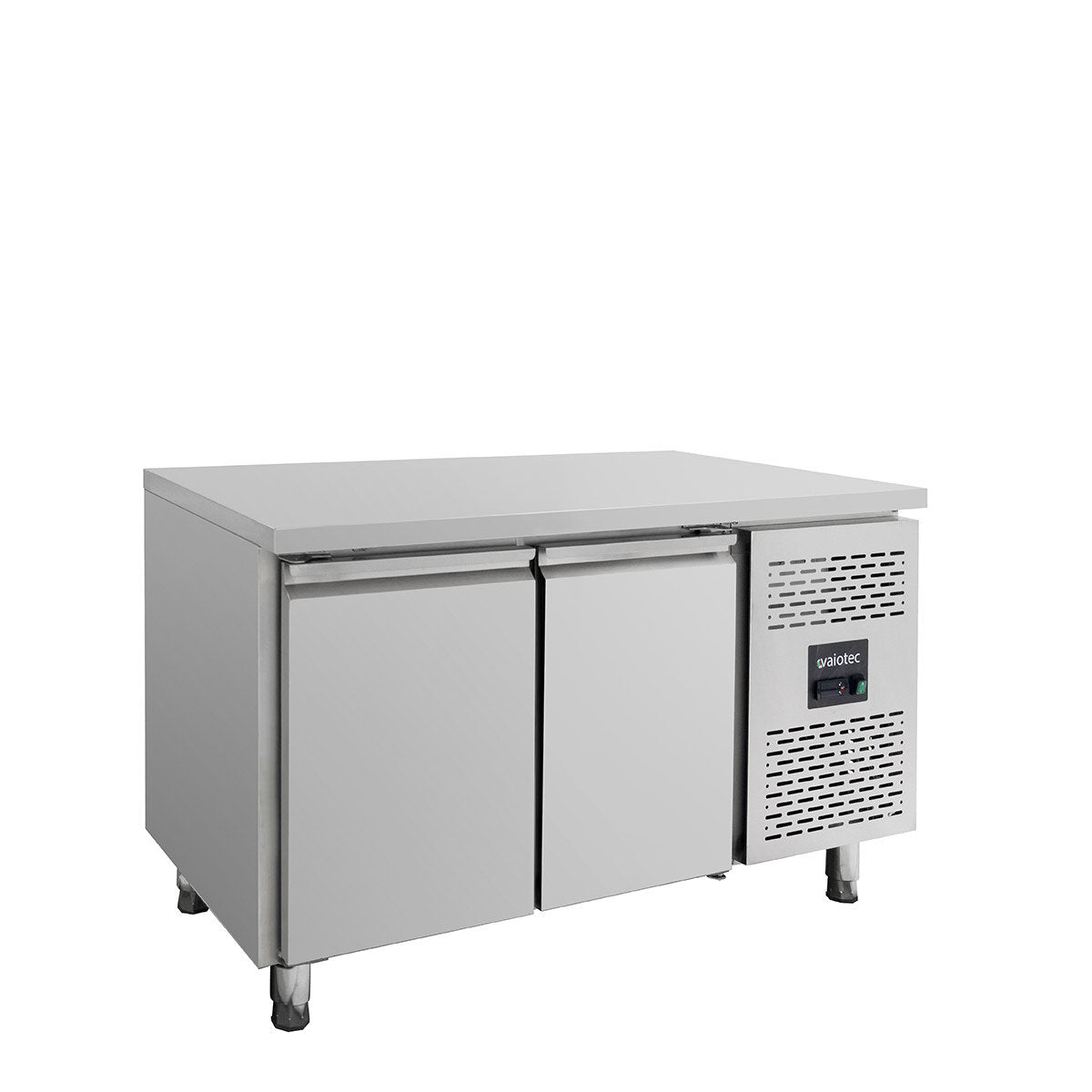 Vaiotec EASYLINE Kühltisch "700" (2-türig, Monoblock), Edelstahl, Silber, 0,31kW, 230V, 282L, 1360x700x850mm