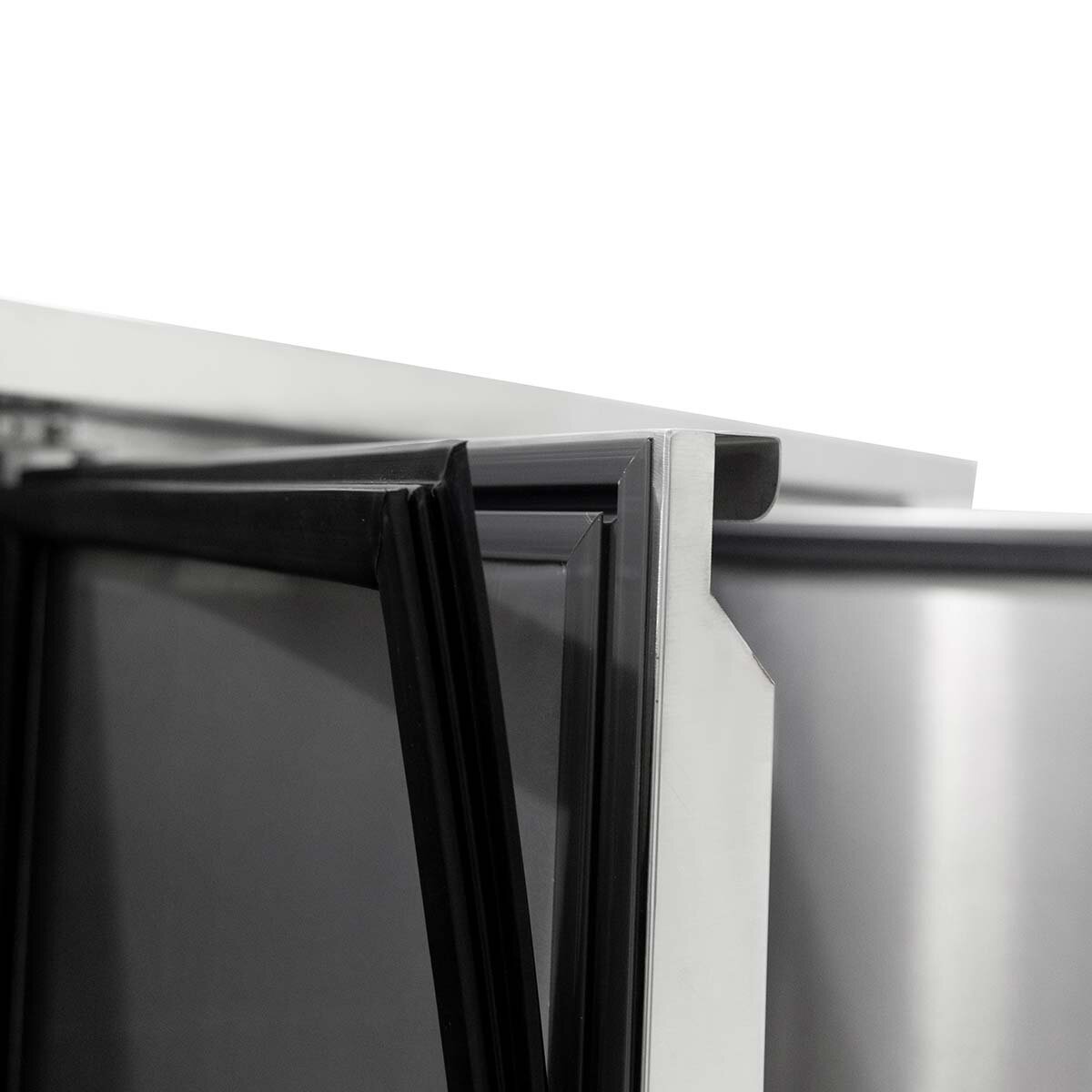 Vaiotec EASYLINE Kühltisch "700" (4-türig, Monoblock), Edelstahl, Silber, 0,43kW, 230V, 553L, 2230x700x850mm