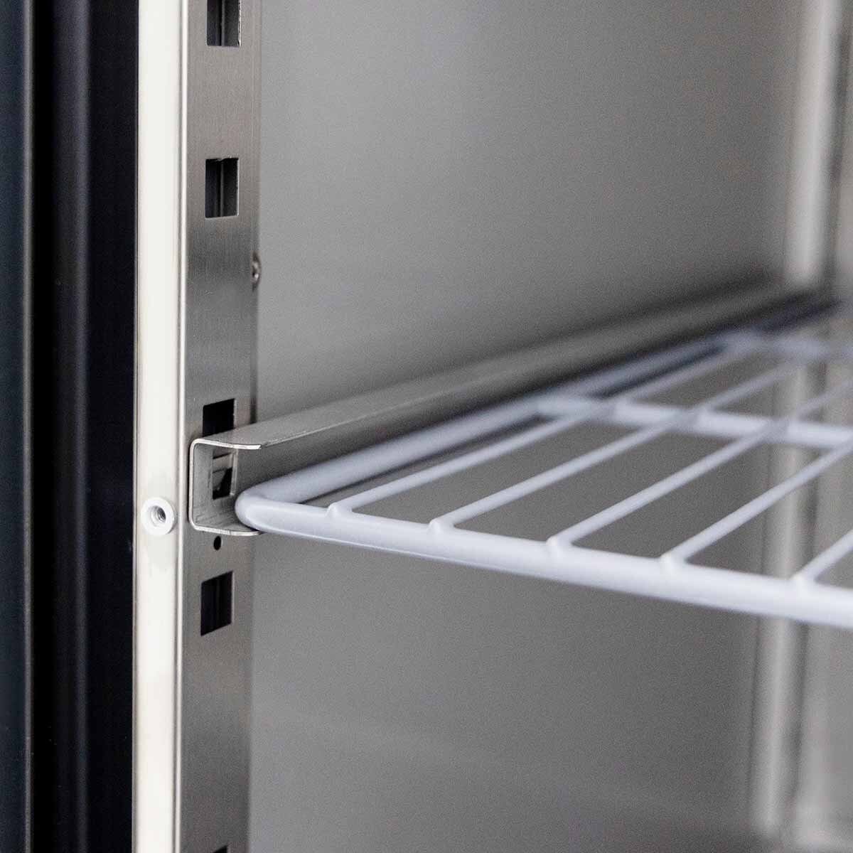 Vaiotec EASYLINE Kühltisch "700" (4-türig, Monoblock), Edelstahl, Silber, 0,43kW, 230V, 553L, 2230x700x850mm