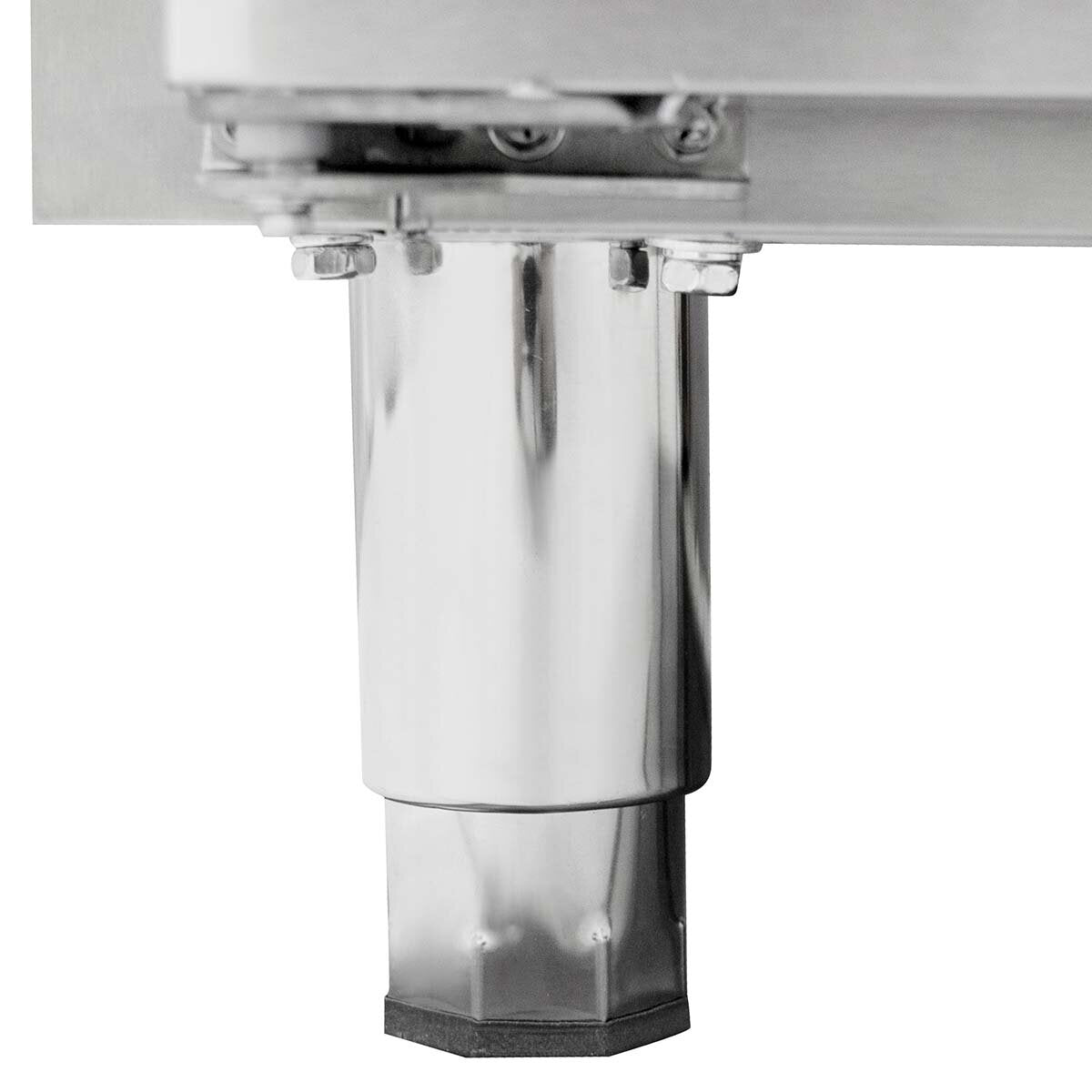 Vaiotec EASYLINE Kühltisch "700" (4-türig, Monoblock), Edelstahl, Silber, 0,43kW, 230V, 553L, 2230x700x850mm