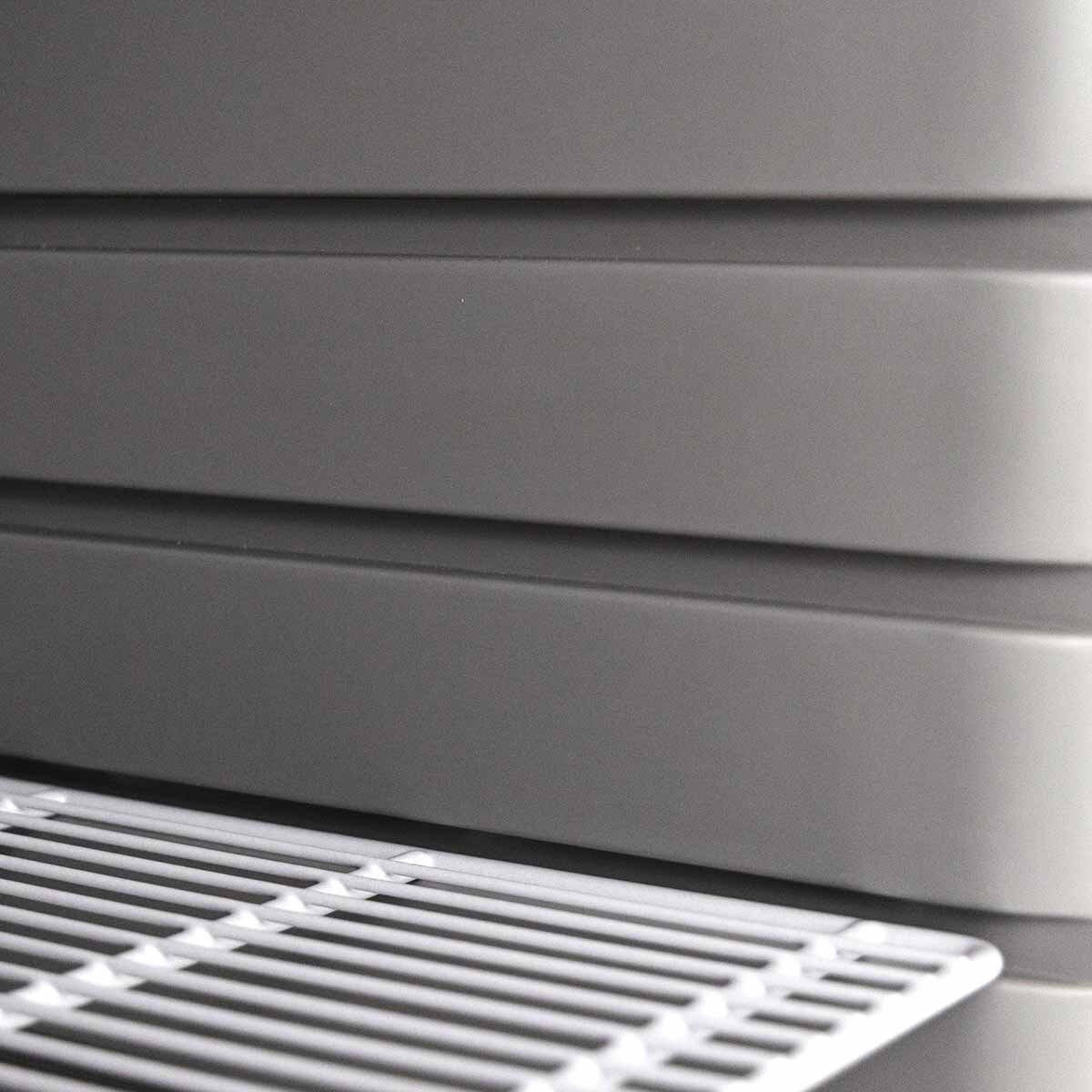 Vaiotec Kühlschrank "EASYLINE 305", ABS-Kunststoff, Grau, 0,21kW, 230V, 305L, 600x653x1860mm
