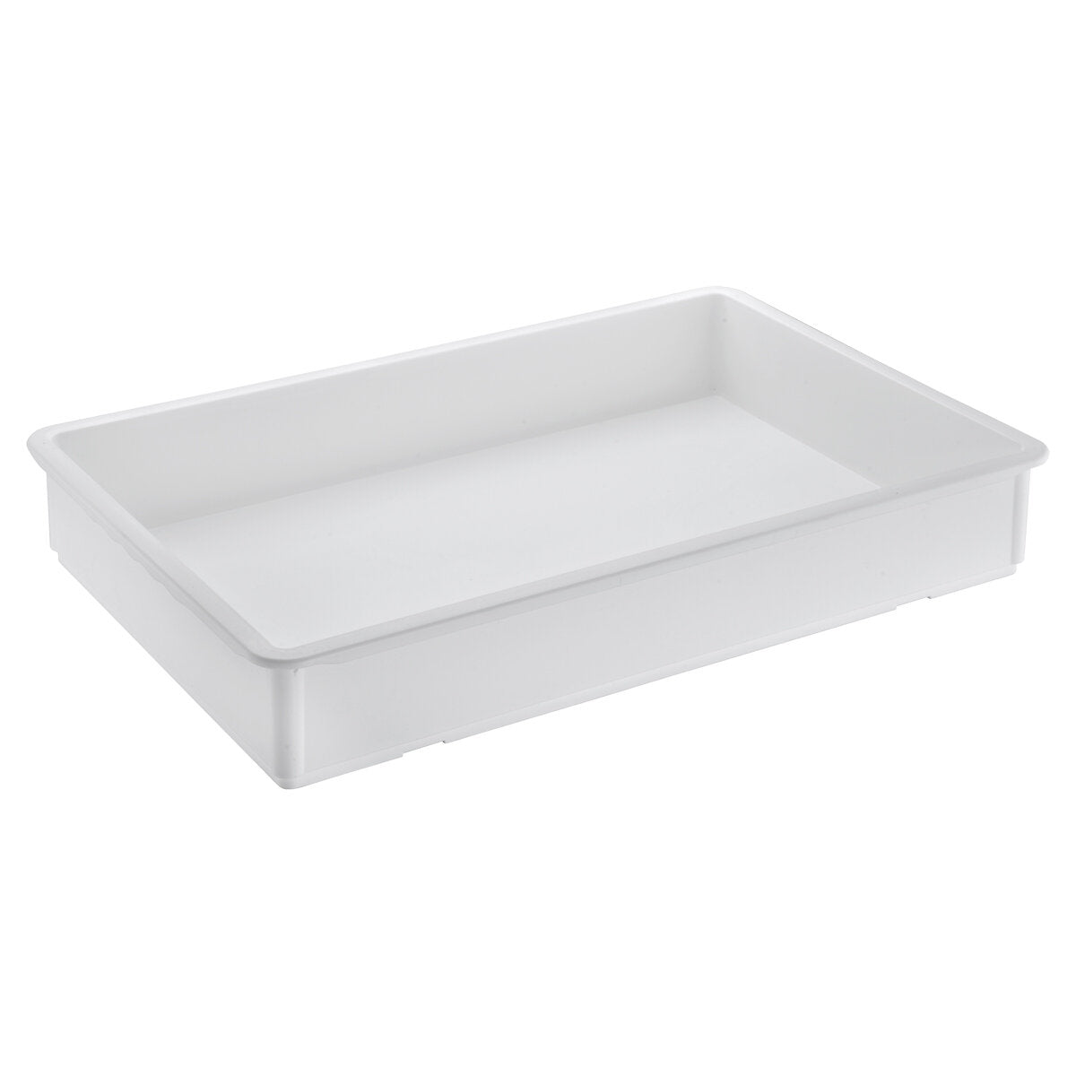 Vaiotec Pizzateigbox, Polypropylen, Weiß, 60x40x7,5cm