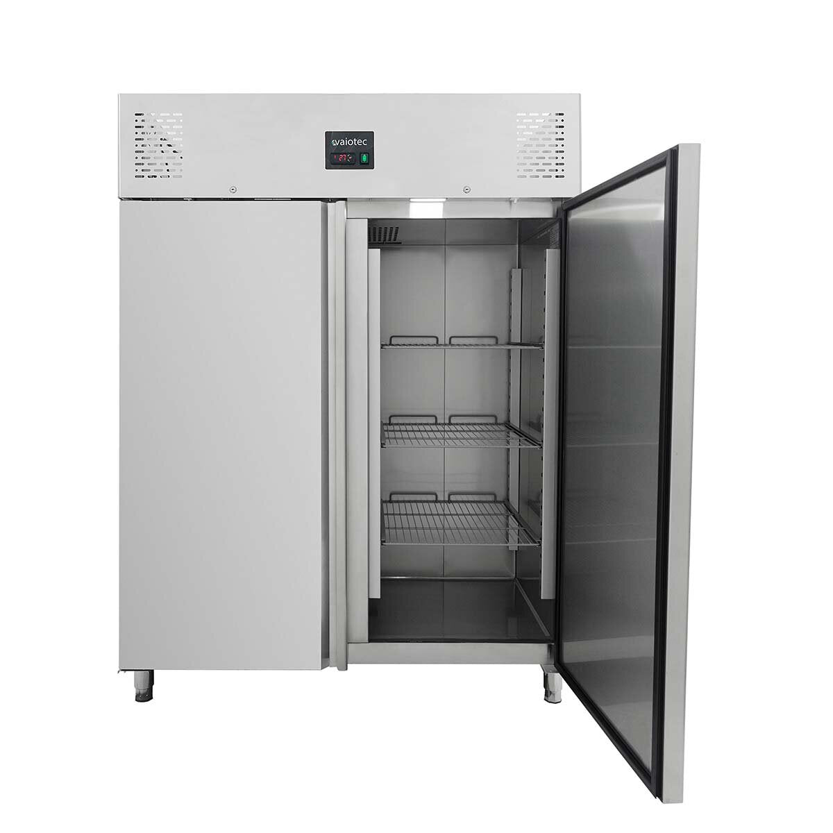 Vaiotec Tiefkühlschrank "EASYLINE 1400" (GN2/1), Edelstahl, Silber, 0,73kW, 230V, 1300L, 1480x830x2010mm