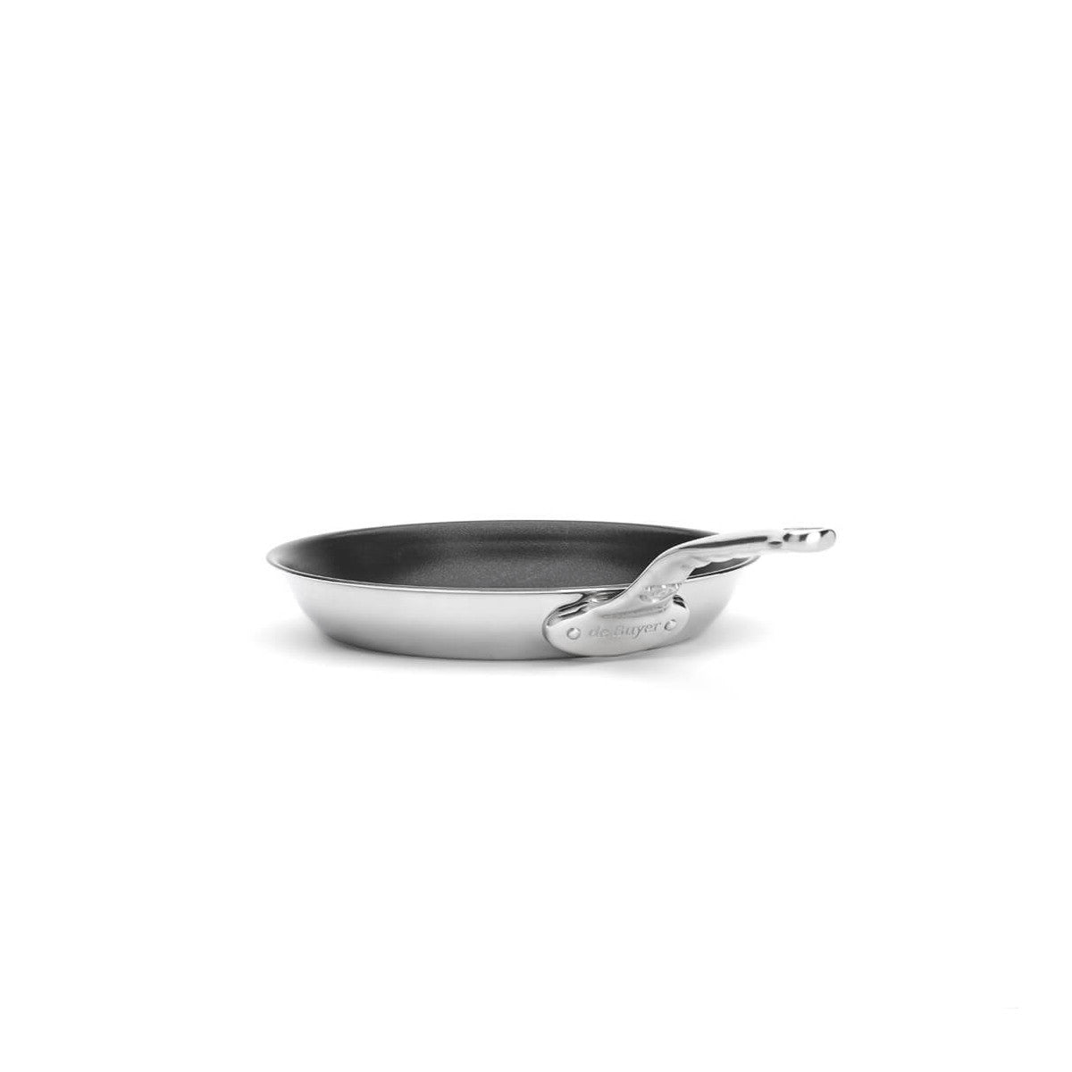 de Buyer Bratpfanne (mit Keramikbeschichtung), Edelstahl, Silber und Schwarz, Serie: AFFINITY, Durchmesser: 20cm