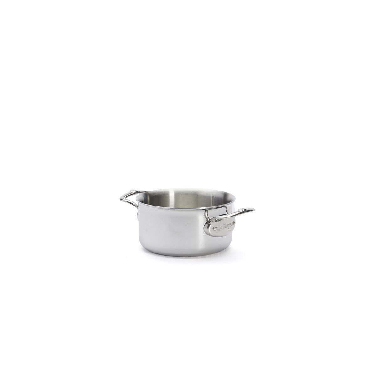 de Buyer Bratentopf (mit Deckel), Edelstahl, Silber, Serie: AFFINITY, Inhalt: 1,7L, Durchmesser: 16cm, Höhe: 9cm