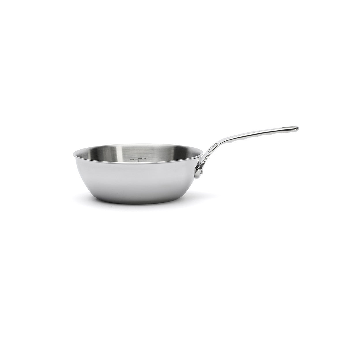 de Buyer Konische Sauteuse (fester Griff), Edelstahl, Silber, Serie: AFFINITY, Durchmesser: 20cm