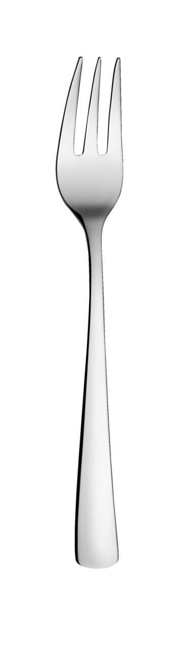 WMF 6x Kuchengabel, Edelstahl 18/10, Silber, Serie: EVO, Länge: 15,6cm