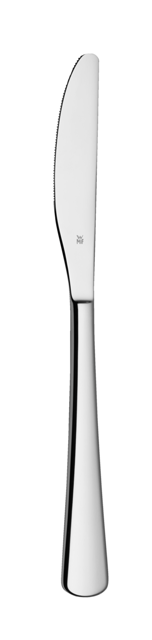 WMF 6x Menümesser (Monoblock), Chromstahl, Silber, Serie: EVO, Länge: 21,8cm