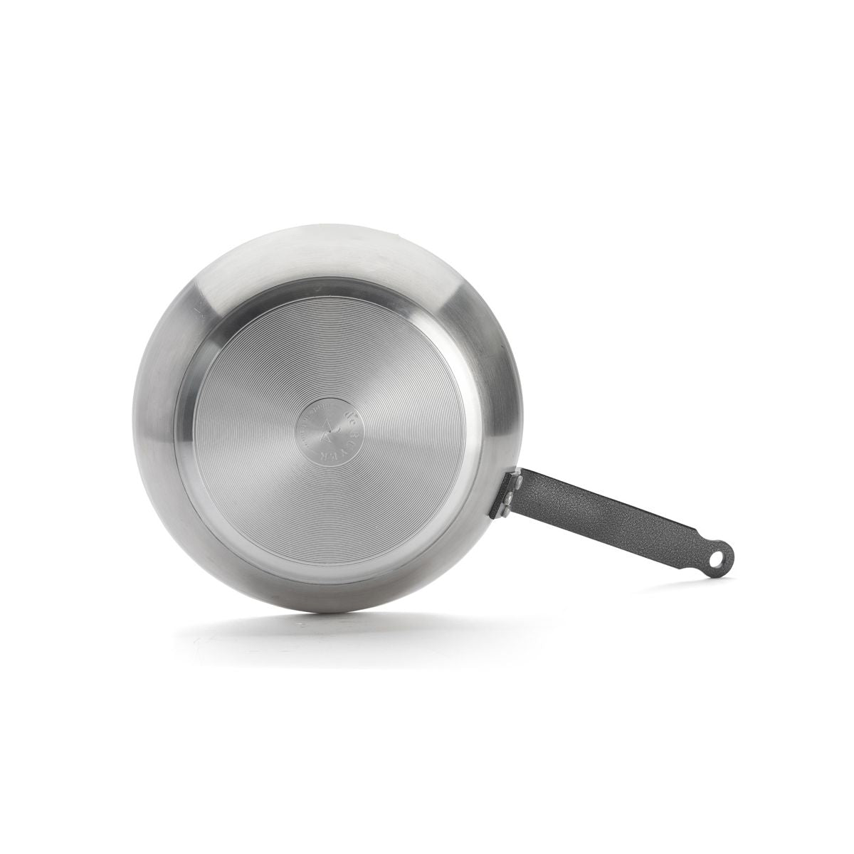 de Buyer Konische Sauteuse (fester Griff), Aluminium, Silber und Schwarz, Serie: CHOC CLASSIC, Durchmesser: 28cm