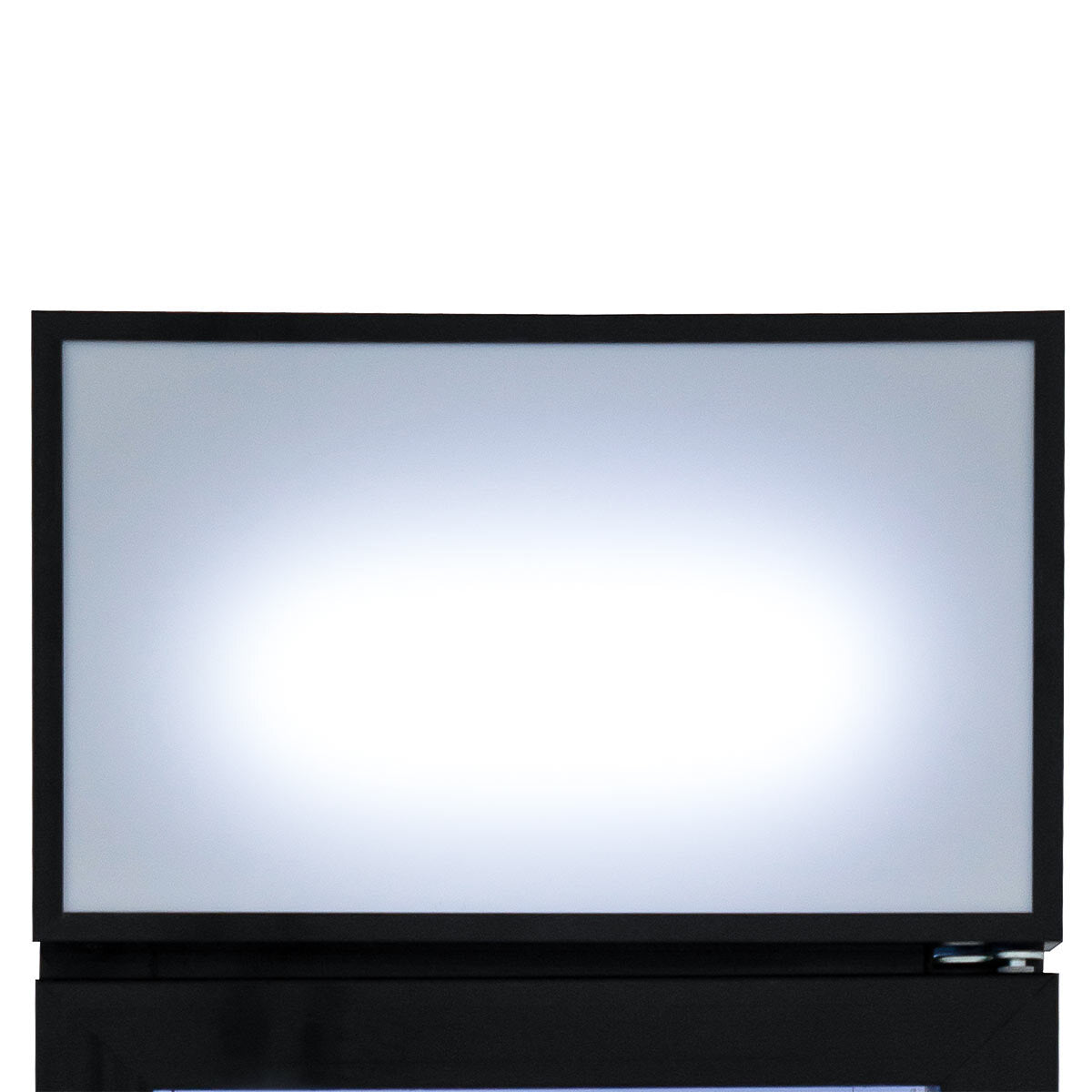 Vaiotec Getränkekühlschrank "TOPLINE" (Mit LED-Beleuchtung), Edelstahl und Kunststoff, Schwarz und Weiß, 0,15kW, 230V, Inhalt: 162L, 390x480x1888mm