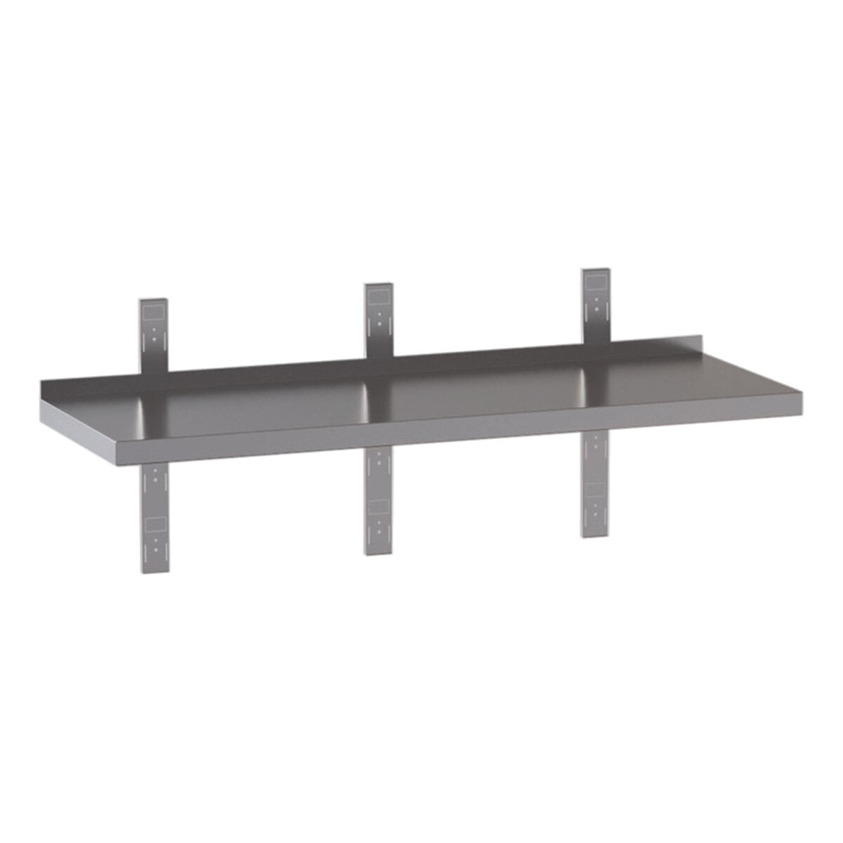 Vaiotec TOPLINE Wandbord 400, inkl. Konsolen zur Wandbefestigung, 2000x400x40mm