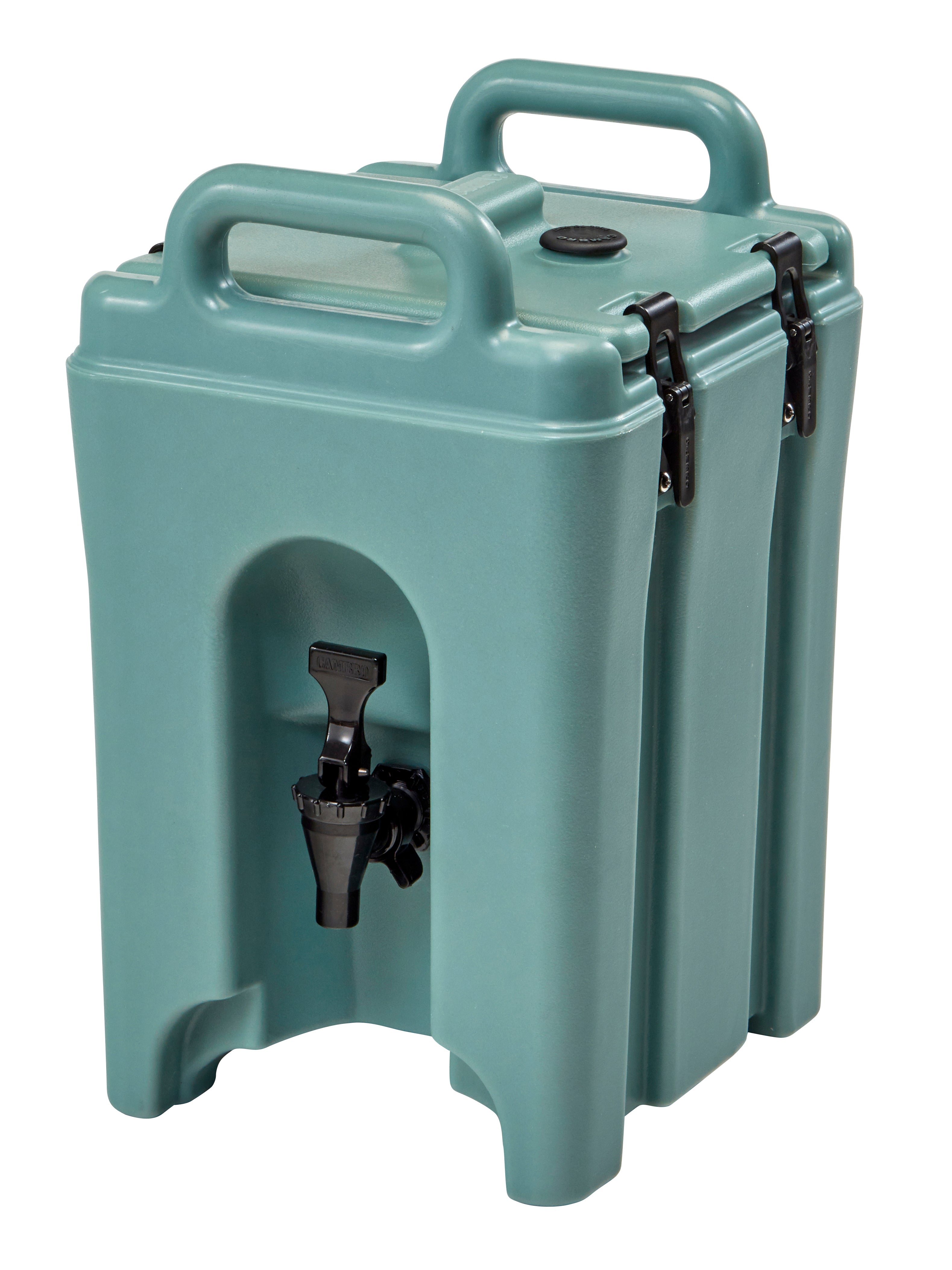 Cambro Camtainers® Thermobehälter für Getränke 3,8 Liter, isolierter Getränkebehälter, schieferblau, 1 Stück im Karton - 100LCD401
