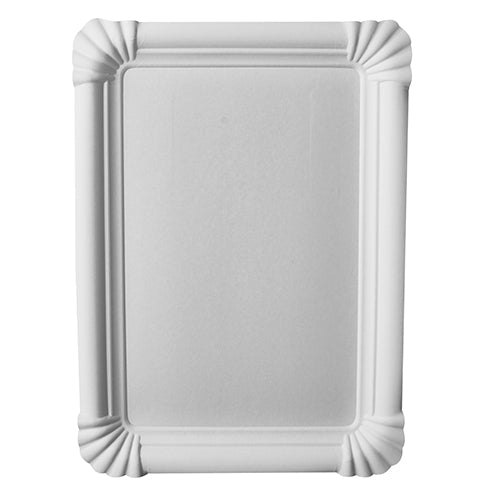 Papstar Teller, Pappe "pure" eckig 16,5 cm x 23 cm weiss