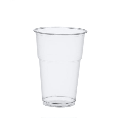 Papstar 1.120 Kaltgetränkebecher, PLA "pure" 0,4 l Ø 9,5 cm · 13,2 cm glasklar mit Schaumrand, 16x 70