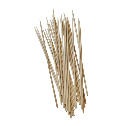 Papstar 6.000 Schaschlikspieße, Bambus "pure" Ø 3 mm · 20 cm, 6x 1.000