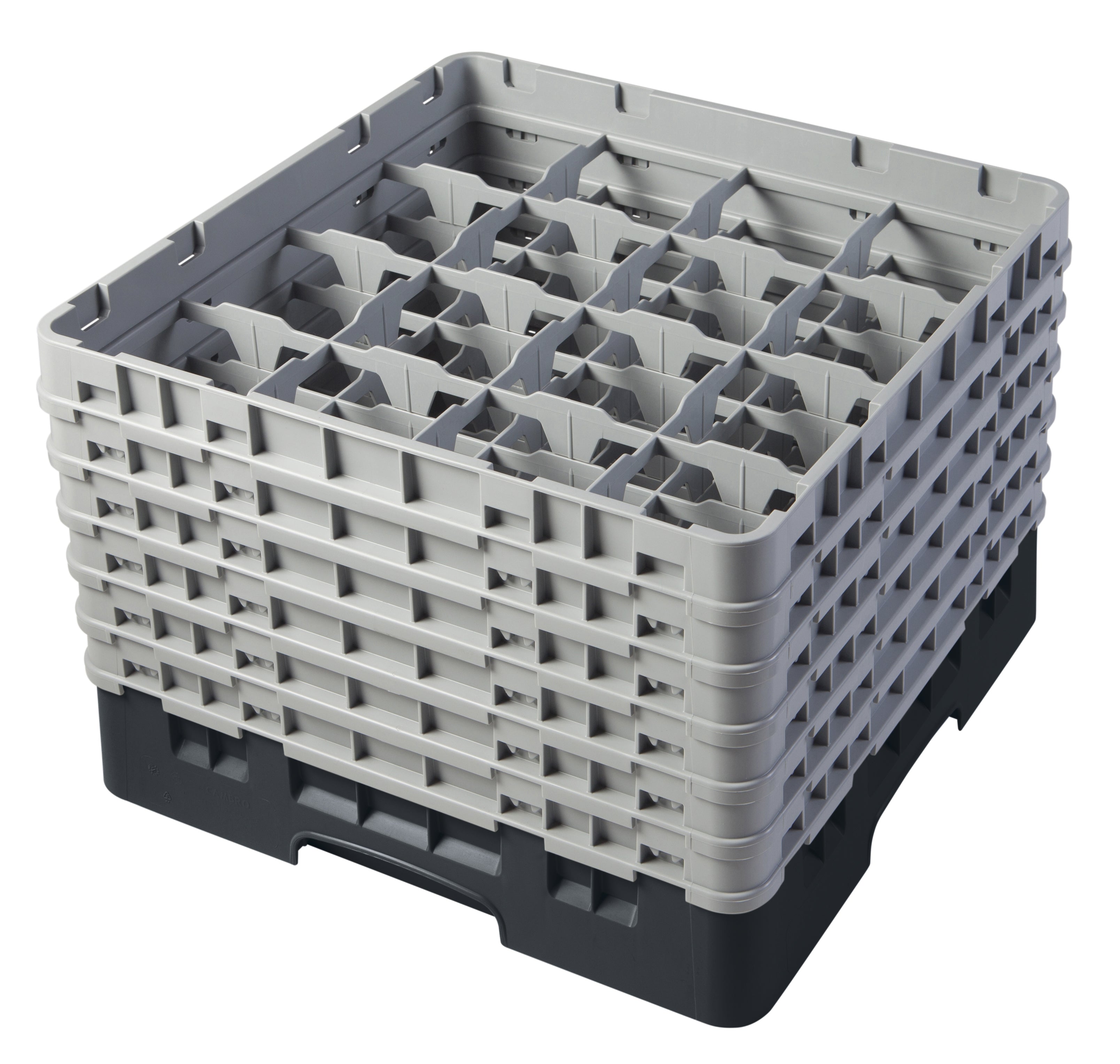 Cambro Camrack® 16-Fächer - Spülkorb mit 6 Extender 500 x 500 x 349 mm, 1 Stück im Karton - 16S1114110