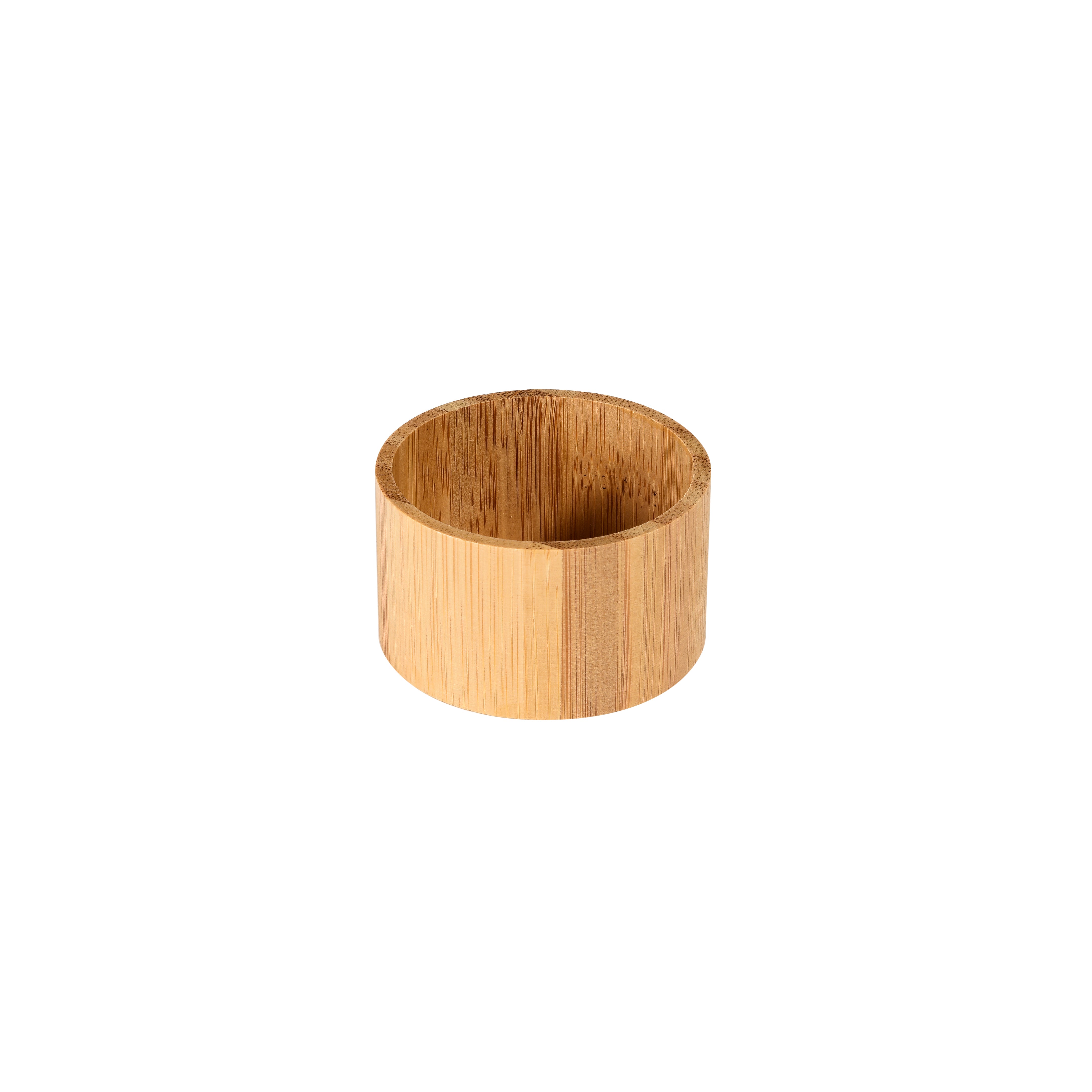 Duni LED Mini Lamp, Bambushalter 33 x Ø 57 mm Nature, 8 Stk/Krt (1 x 8 Stk)