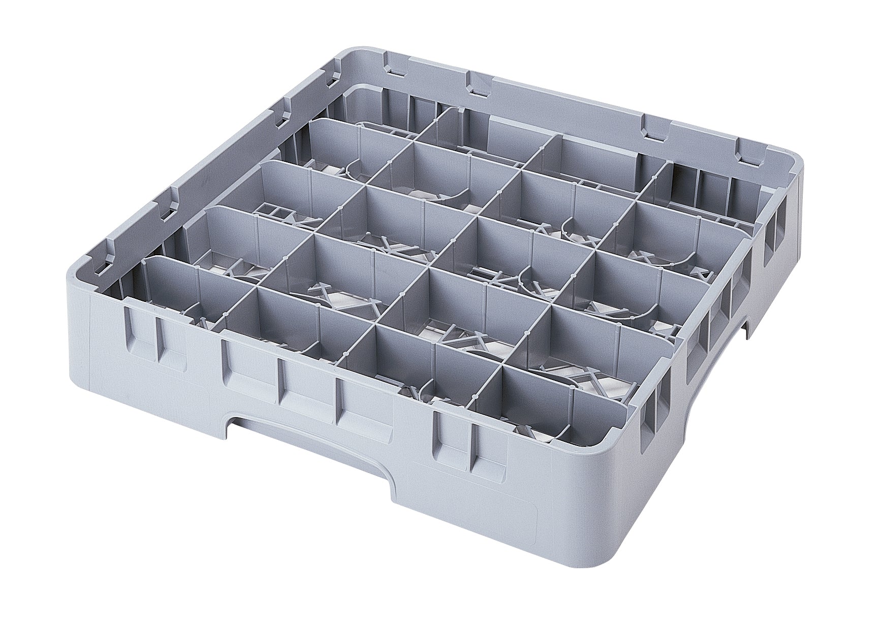 Cambro Camrack® Tassenkorb mit 20 Fächern für Tassen/Becher  500 x 500 x 101 mm, 1 Stück im Karton - 20C258151