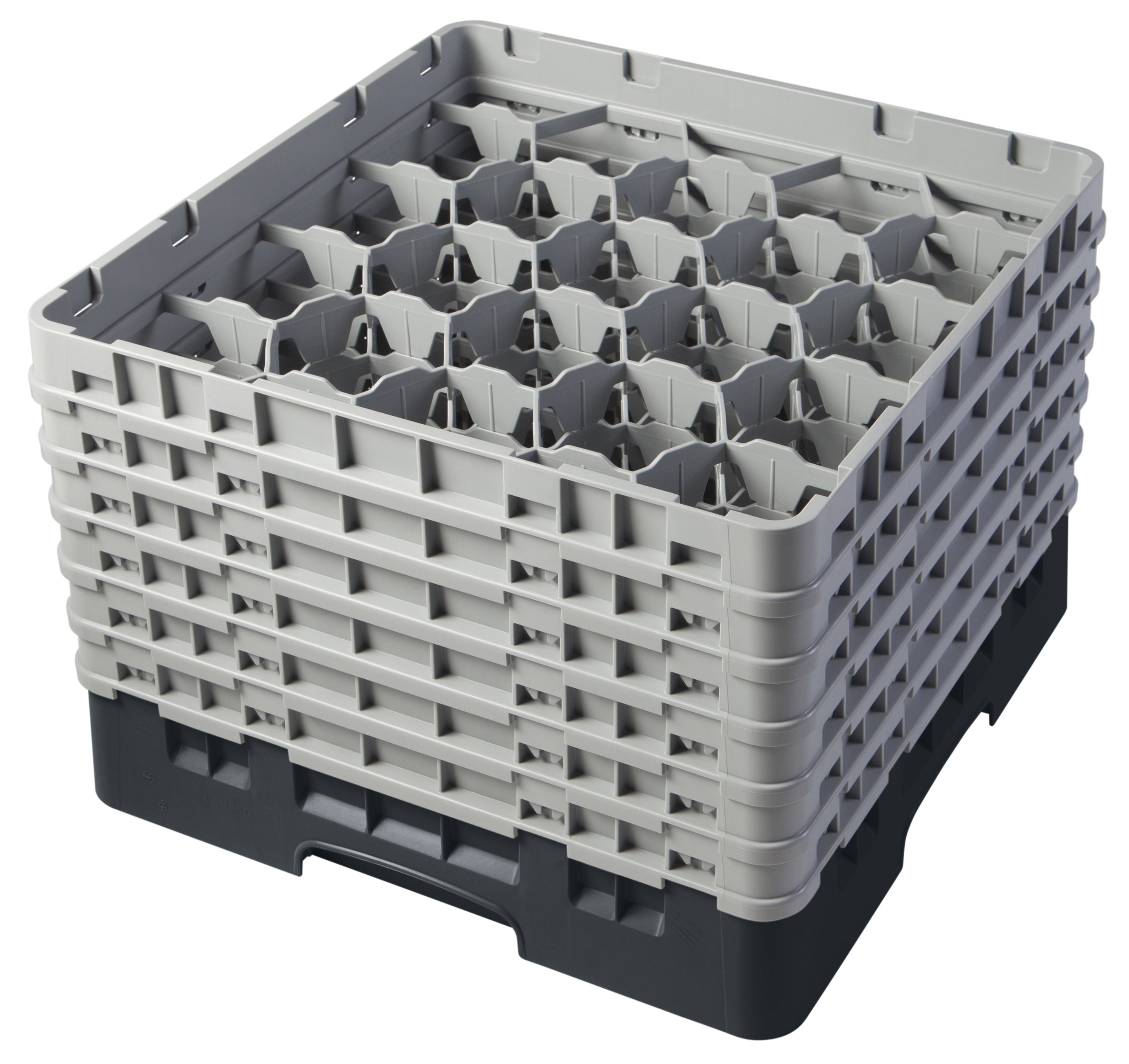 Cambro Camrack® 20-Fächer - Spülkorb mit 6 Extender 500 x 500 x 349 mm, 1 Stück im Karton - 20S1114110